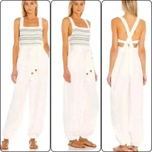 Free People Sienna Smocked Jumpsuit